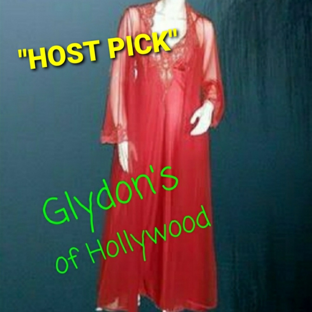 60's Vintage Glydons Peignoir Set